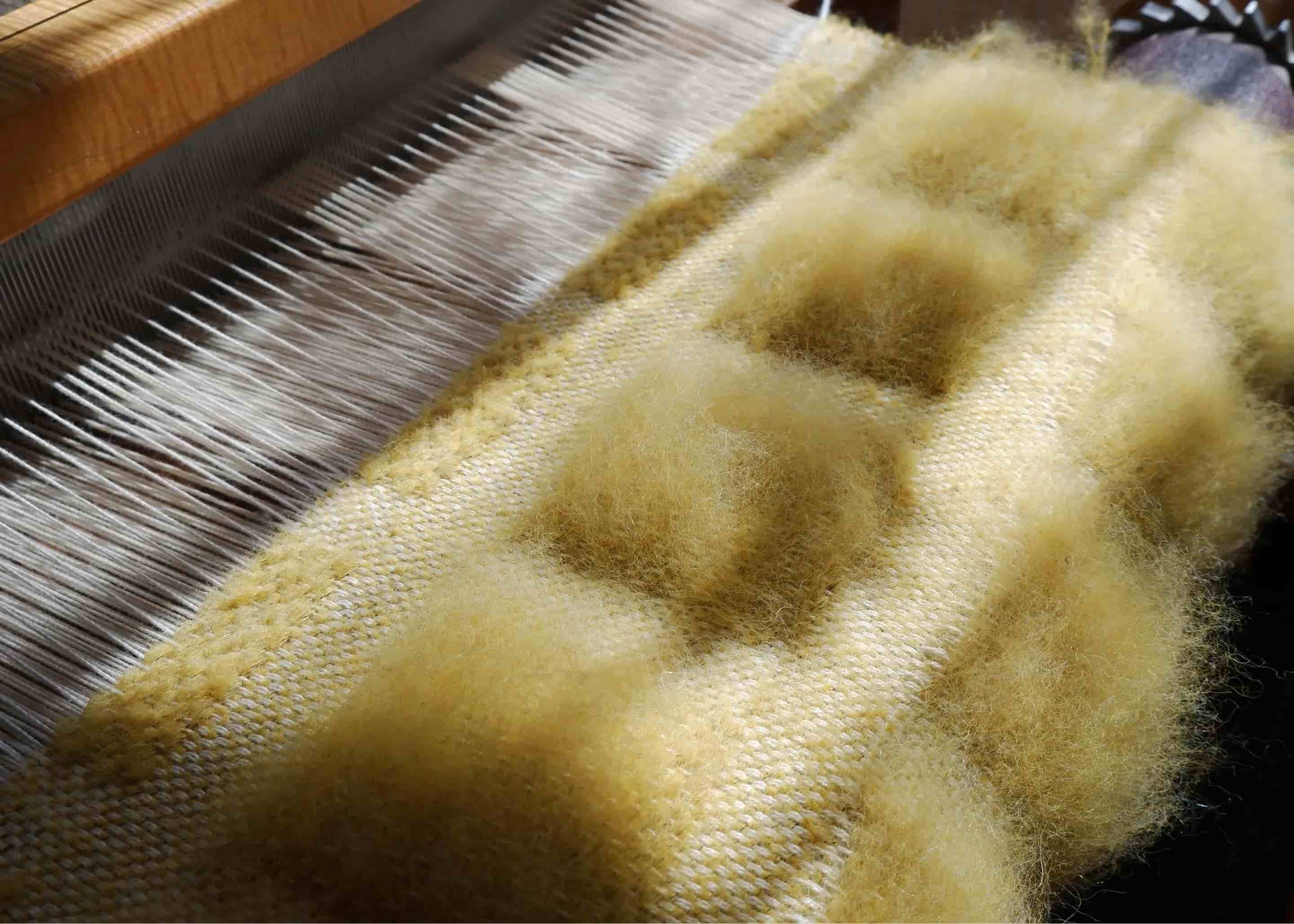 blur blanket in the process of making